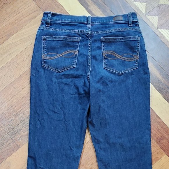 Lee Dark Wash Boot Cut Jeans Size 8 Short - Picture 10 of 14